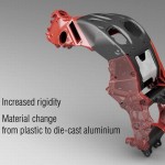 2012 Kawasaki Ninja ZX-14R : Changes to aluminium monocoque frame
