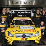 2011 DTM : David Coulthard with his Deutsche Post AMG Mercedes