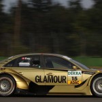 Rahel Frey in the Glamour A4 DTM at Hockenheim