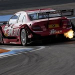 Susie Wolff at Hockenheim in the fire breathing TV Spielfilm AMG Mercedes