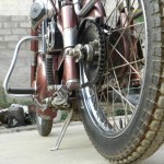 Muthukumar's 1954 BSA C11G at B&QRest Garage, Coimbatore