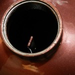 1954 BSA C11G : Inside the Oil Tank