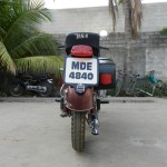 Muthukumar's 1954 BSA C11G at B&QRest Garage, Coimbatore