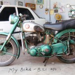 1954 BSA C11G before restoration