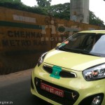 Kia Picanto testing in Chennai
