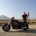 Paul on his Yamaha V-Max