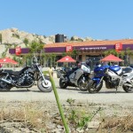 Yamaha V-Max, '04 Kawasaki ZX-12R and the '01 Yamaha R1 at Kolar CCD