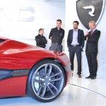 From right to left: Chris Bangle, Adriano Mudri and Mate Rimac