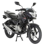 Bajaj Pulsar 135LS Midnight Black : New Decals for 2012