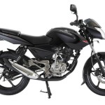 Bajaj Pulsar 135LS Midnight Black : New Decals for 2012, Side View