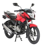 Bajaj Pulsar 135LS Passion Red : New Decals for 2012