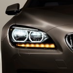 BMW 6 Series Gran Coupe : Twin round headlights with three-dimensional light rings