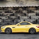 Streetfighter Yellow Mercedes-Benz SLK 55 AMG : Side View