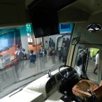 AMW Magnus at the Auto Expo 2012 : Interior, with LCD Display