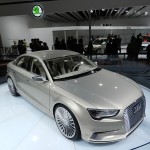 Audi A3 e-tron Concept exhibited at 11th AutoExpo 2012