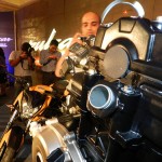 Bajaj Pulsar 200 NS engine on display at the unveiling : One Spark Plug