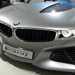 BMW Vision ConnectedDrive at the 11th AutoExpo : Blue Strips of fiber optic light