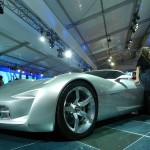 Chevrolet Corvette Stingray at the 11th Auto Expo 2012 : Front 3/4