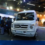 Force Motors Traveller CNG at the 11th Auto Expo, 2012