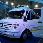 Force Motors Traveller-26 Luxury Variant : Seats 15, has air conditioning