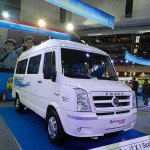 Force Motors Traveller Luxury : New front fascia showcased at the 11th Auto Expo, 2012
