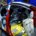Ultra High Strength Steel with Boron Reinforcements on a Ford Fiesta hatch at the 11th Auto Expo 2012