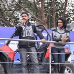 Gul Panag along with Mr. Pankaj Dubey MD Polaris India unveiling Polaris youth powersports vehicles at the 11th Auto Expo