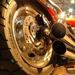 Harley Davidson Fat Bob at the Auto Expo 2012 : Exhaust