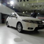 Honda 'Taffeta White' City at the Auto Expo 2012