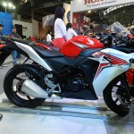 Honda CR 150R at the 11th Auto Expo : Red and White Colors
