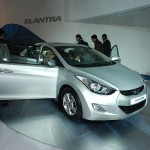 Hyundai Elantra at the 11th Auto Expo 2012 : Front