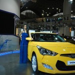 Hyundai Veloster at the 11th Auto Expo 2012 : Front