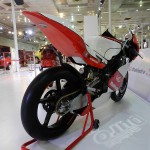 Mahindra Racing MGP3O at the 11th Auto Expo 2012 : Rear