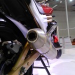 Mahindra Mojo at the 11th Auto Expo 2012 : Exhaust