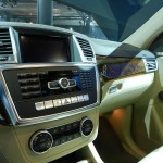 Mercedes-Benz New M-Class at the 11th Auto Expo: Central Console