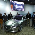Mercedes-Benz Concept A unveiled at the 11th Auto Expo by Masaba Gupta, Irfan Pathan, Chetan Bhagath and Farhan Akhtar