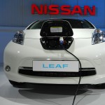 Nissan Leaf at the 11th AutoExpo 2012