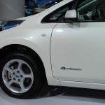 Nissan Leaf at the 11th AutoExpo 2012 : Rear
