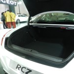 Peugeot RCZ Coupe at the 11th Auto Expo 2012 : Boot