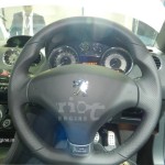 Peugeot RCZ Coupe at the 11th Auto Expo 2012 : Steering Wheel
