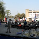 02 Polaris Off Road Vehicles demo rides offered to enthusiasts at the 11th Auto Expo 2012