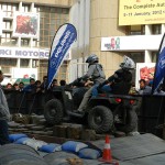 Polaris Off Road Vehicles: Sportsman ATV in action at the outdoor display by Polaris at 11th Auto Expo 2012