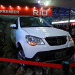 Premier Rio at the 11th Auto Expo 2012 in White