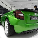SKODA Fabia RS 2000 on display at AutoExpo 2012 : Rear
