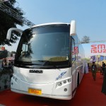 SML Isuzu LT134 Bus at the 11th Auto Expo 2012