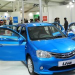 Toyota Etios Liva at the 11th Auto Expo 2012