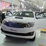 New Toyota Fortuner Facelift at 11th Auto Expo 2012 Front
