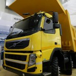 Volvo FM 480 Tipper at the 11th Auto Expo 2012