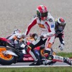 Lorenzo And Simoncelli Crashing
