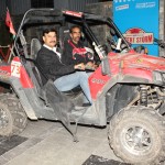 Pankaj Dubey MD Polaris India with Raj Singh Rathore in the RANGER RZR S 800